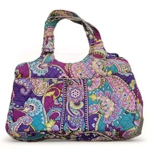 Vera Bradley Laptop Tote - Retired "Sierra Stream" Pattern Work Bag Floral Purse